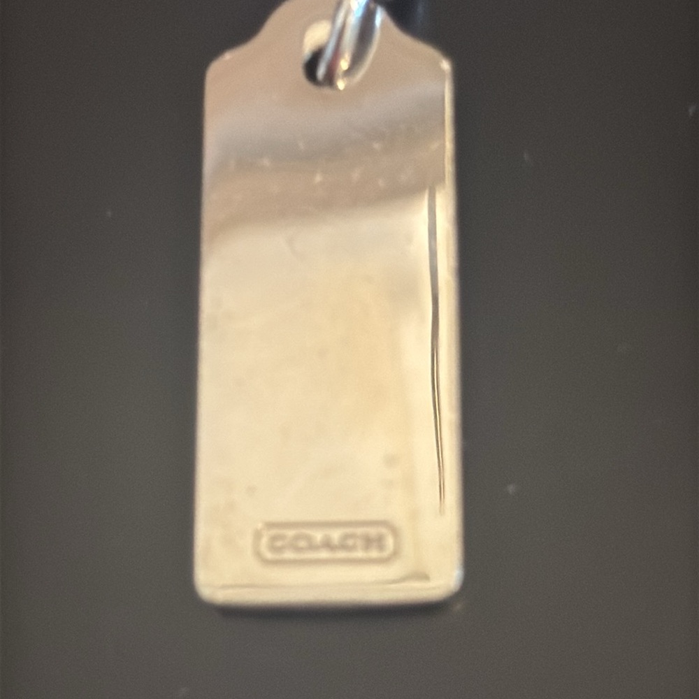 Coach Silver Pace Keychain - Picture 3 of 3